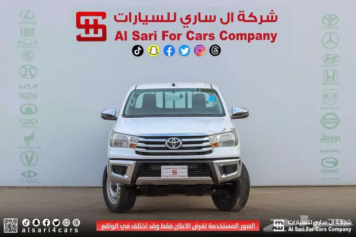 تويوتا هايلوكس GL2 ديزل دبل 2025 اقساط بنوك وشركات 2