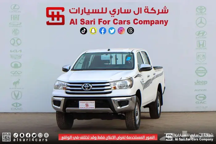 تويوتا هايلوكس GL2 ديزل دبل 2025 اقساط بنوك وشركات 4