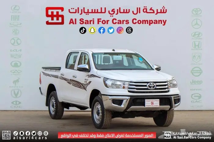 تويوتا هايلوكس GL2 ديزل دبل 2025 اقساط بنوك وشركات 5