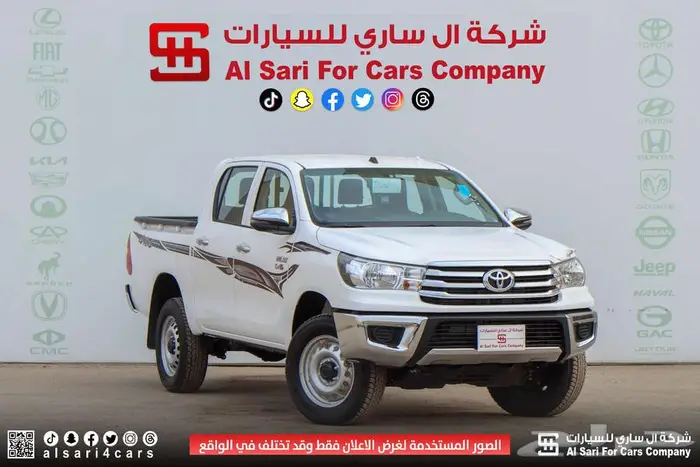 تويوتا هايلوكس GL2 ديزل دبل 2025 اقساط بنوك وشركات 6