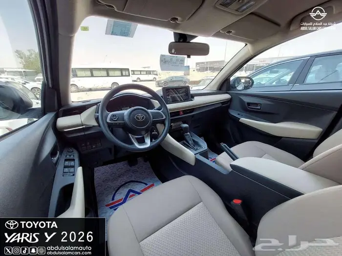 تويوتا - يارس فئة Y موديل 2026 بمحرك 1.3 يوجد تقسيط 10