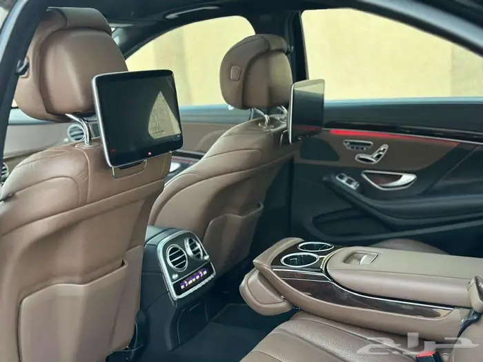 مرسيدس S450 أسود 2020 بدي وكالة عداد 84 ألف بحالة الوكالة. 35