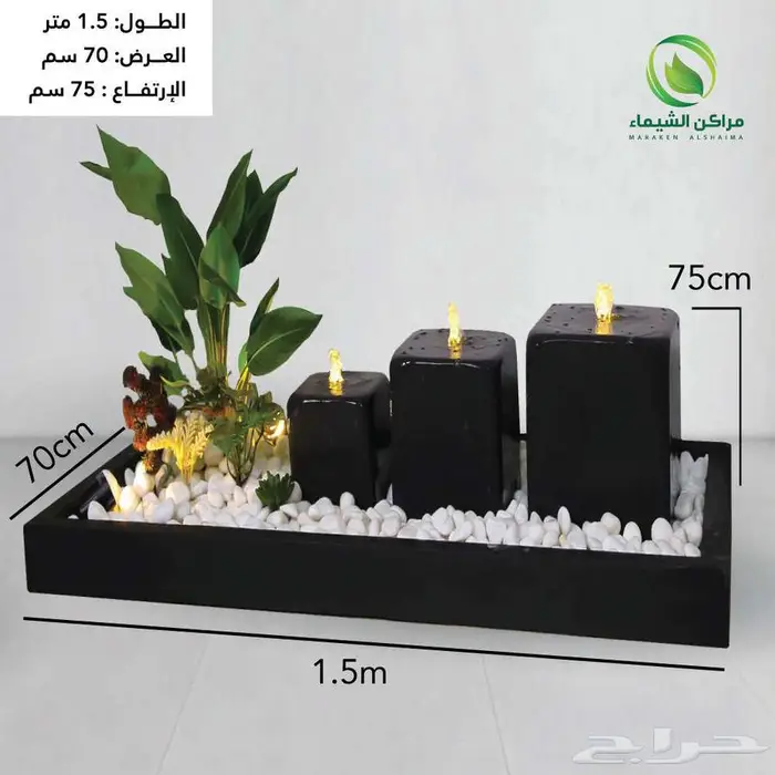 شلالات جاهزة تفصيل بسعر المصنع ونوافير الطائف 18