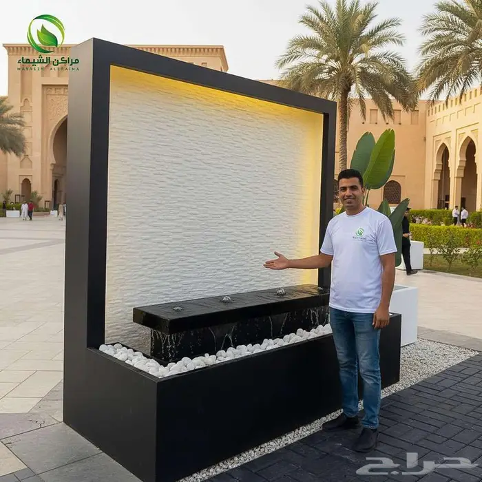 نوافير وشلالات متنقلة جاهزة فايبر جملة حائل 2