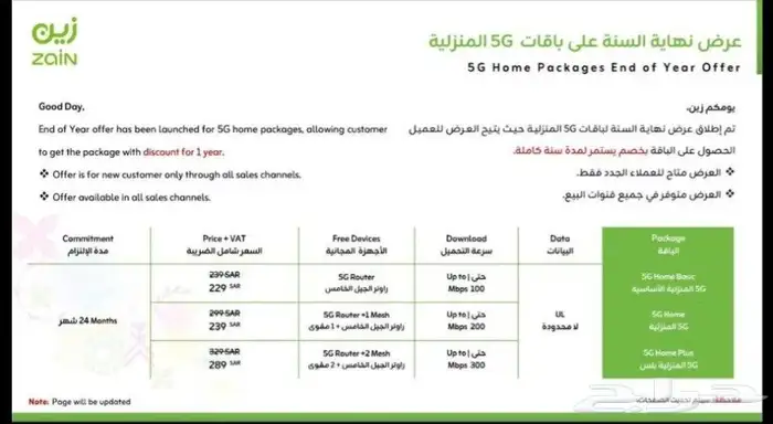 راوتر انترنت لا محدود 5gوفايبر الياف بصريه و هوائي شهر مجان 1