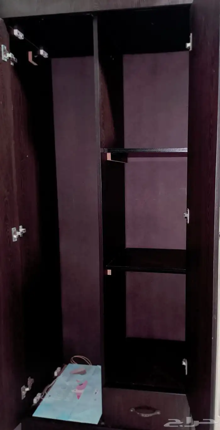 سرير نفر و نص و دولابين للبيع 0