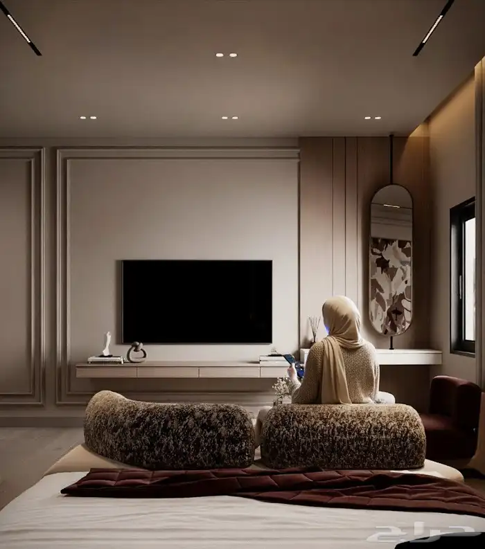 تصميم داخلي مجلس رجال و مجلس نساء و صالات و استراحات 0