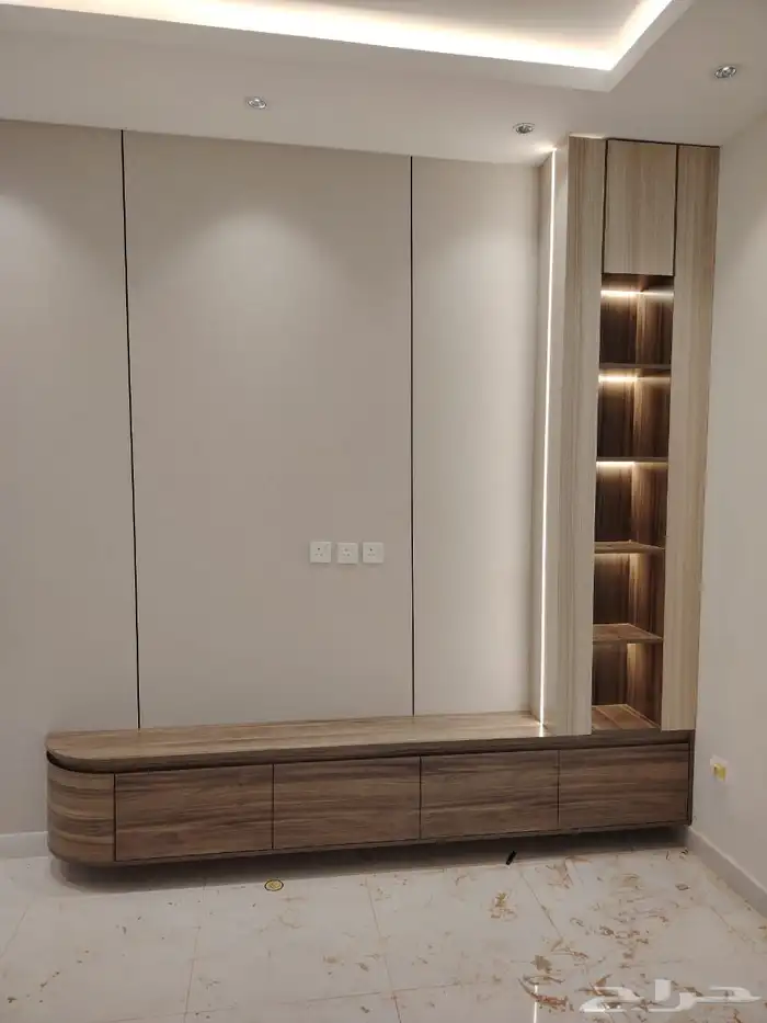 ديكورات داخليه خلفية شاشه بارزه كيرف 15