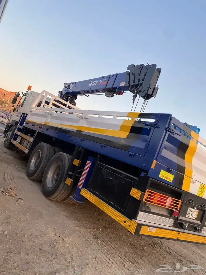 Boom truck TUV   بوم تراك ( شاحنة برافعه ) 2