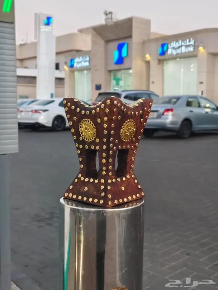 مباخر نحت خشب اثل طبيعي فاخرة 6