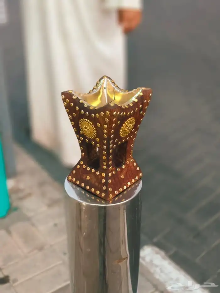 مباخر نحت خشب اثل طبيعي فاخرة 0