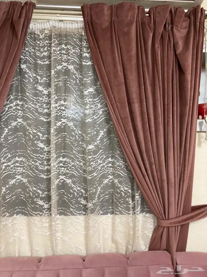 كنب صالة   ستارة   فرشة 4