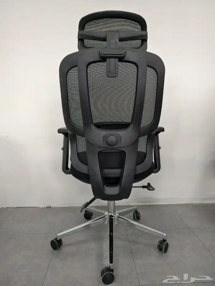 كراسي متحرك ظهر عالي شبك مريح بمسند رأس 11