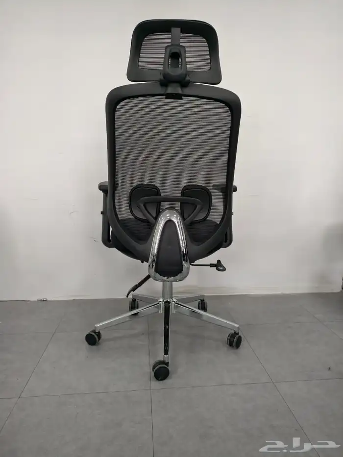 كراسي متحرك ظهر عالي شبك مريح بمسند رأس 15