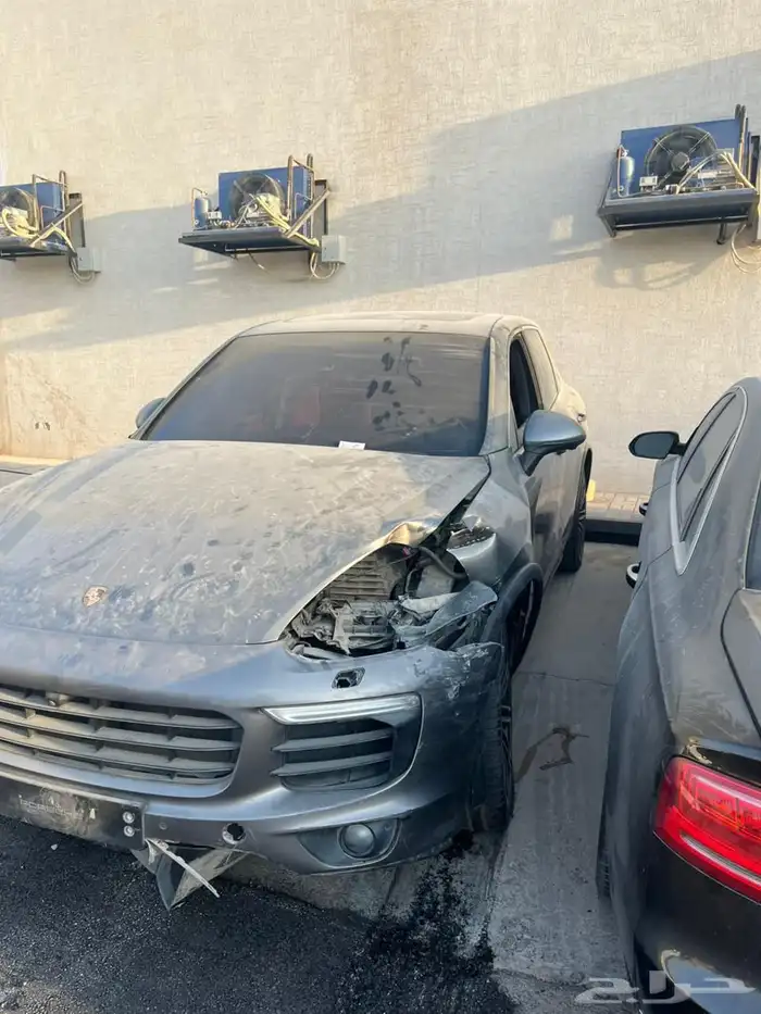 بورش كايين 2016 مصدوم للبيع 1