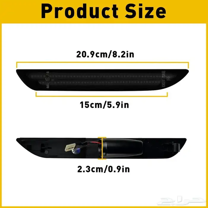 لمبات جانبيه لفورد موستنج 2015-2018 6