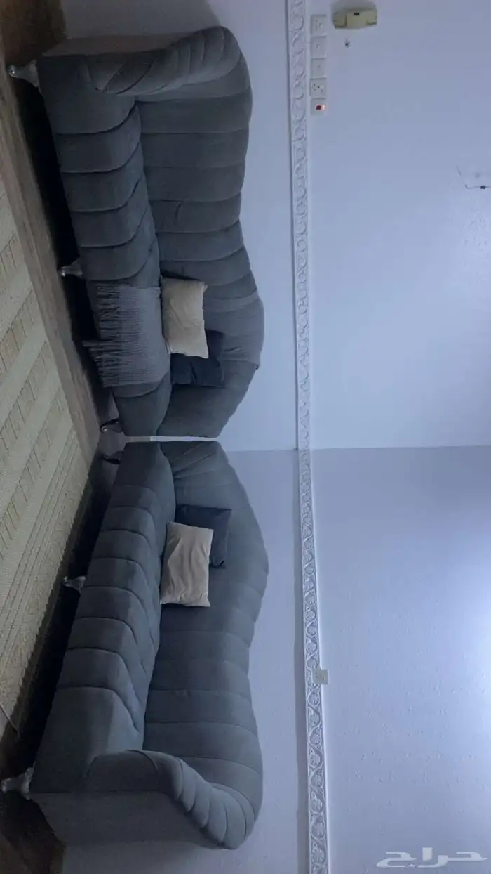 كنب ثلاث قطع طويله 0