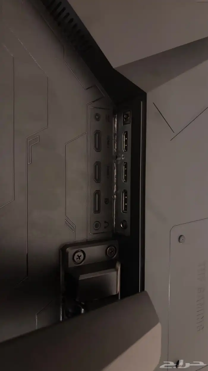 شاشة اسوس vg27مكسوره مع كامل ملحقاتها وكرتونها 3