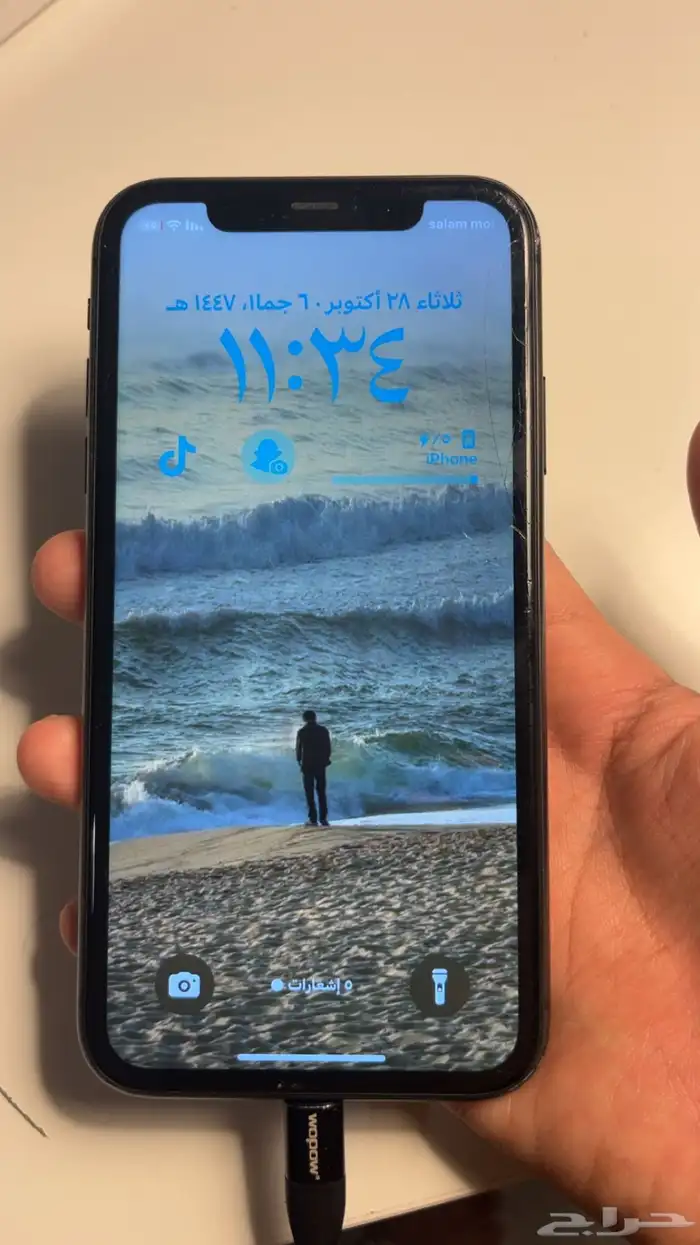 سلام عليكم ايفون11 العادي نسبه البطاريه78 0