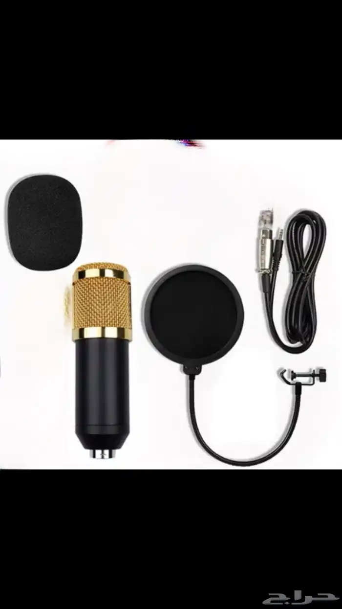 مايك احترافي BM8001 مع مكسر V8 0