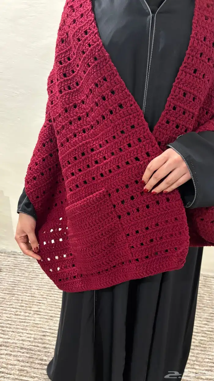 شال حياكه يدويه 1