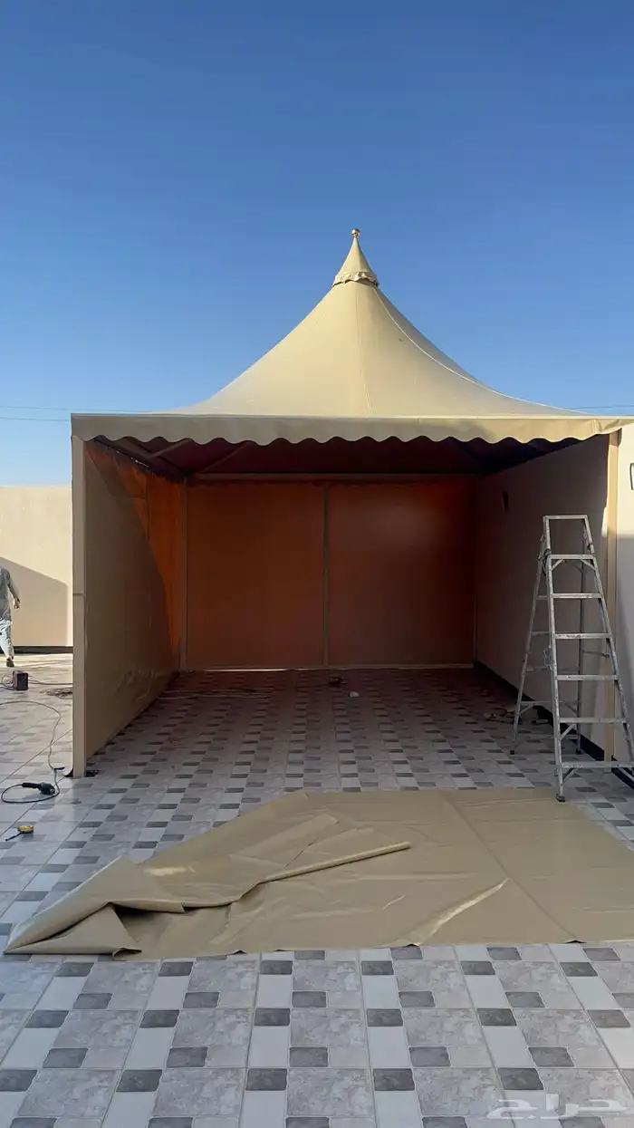 محل بن قحطان بيوت شعر قرميد 1