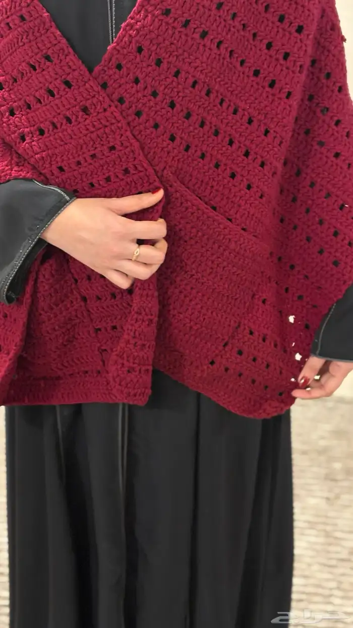 شال حياكه يدويه 2