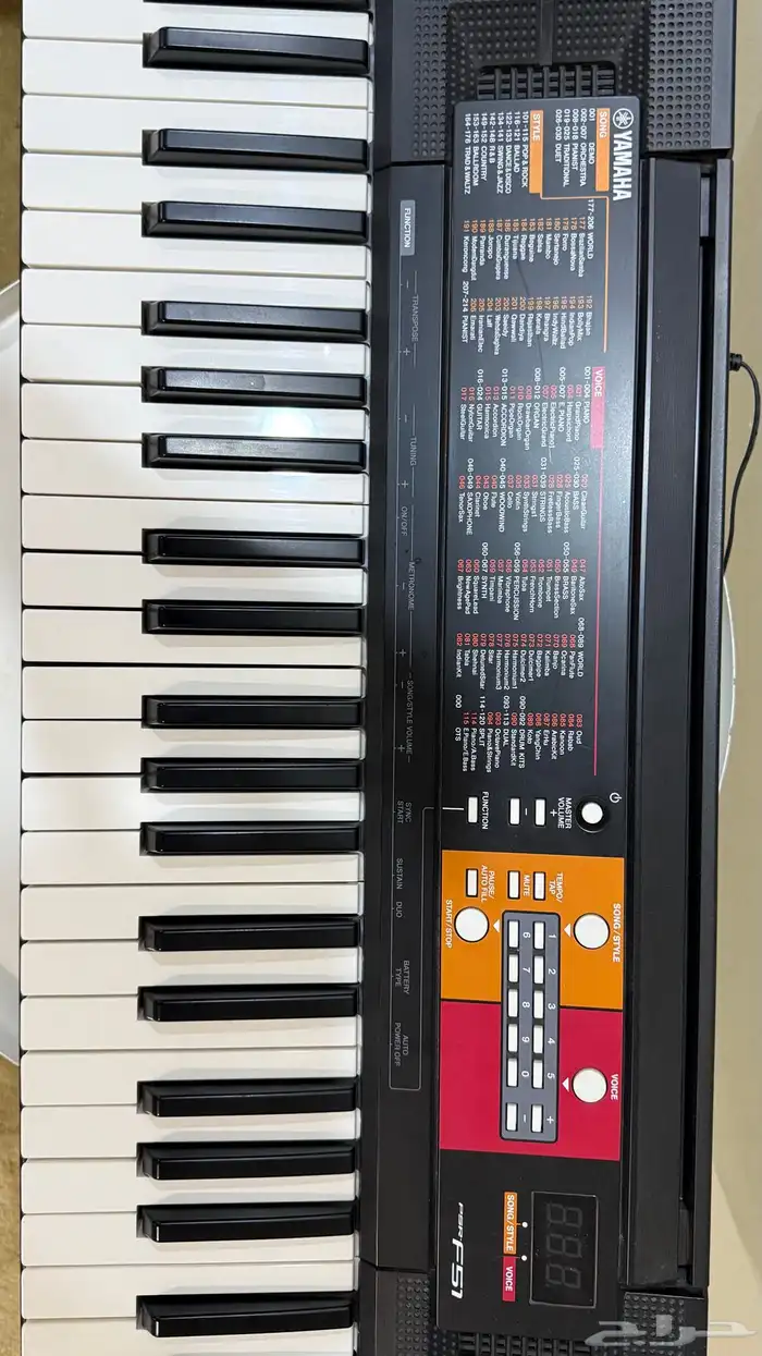 بيانو yamaha psr-f51 3