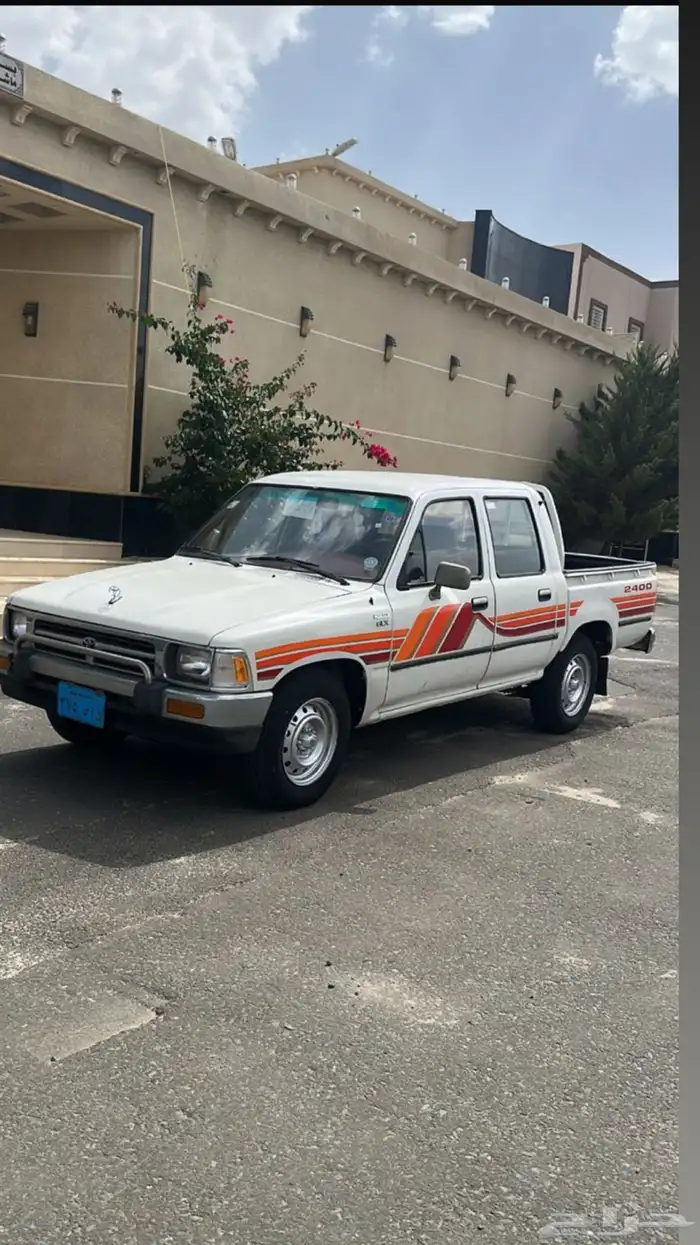 هايلكس 93 جل اكس داخلية حمراء ثاني مالك من الوكالة 0