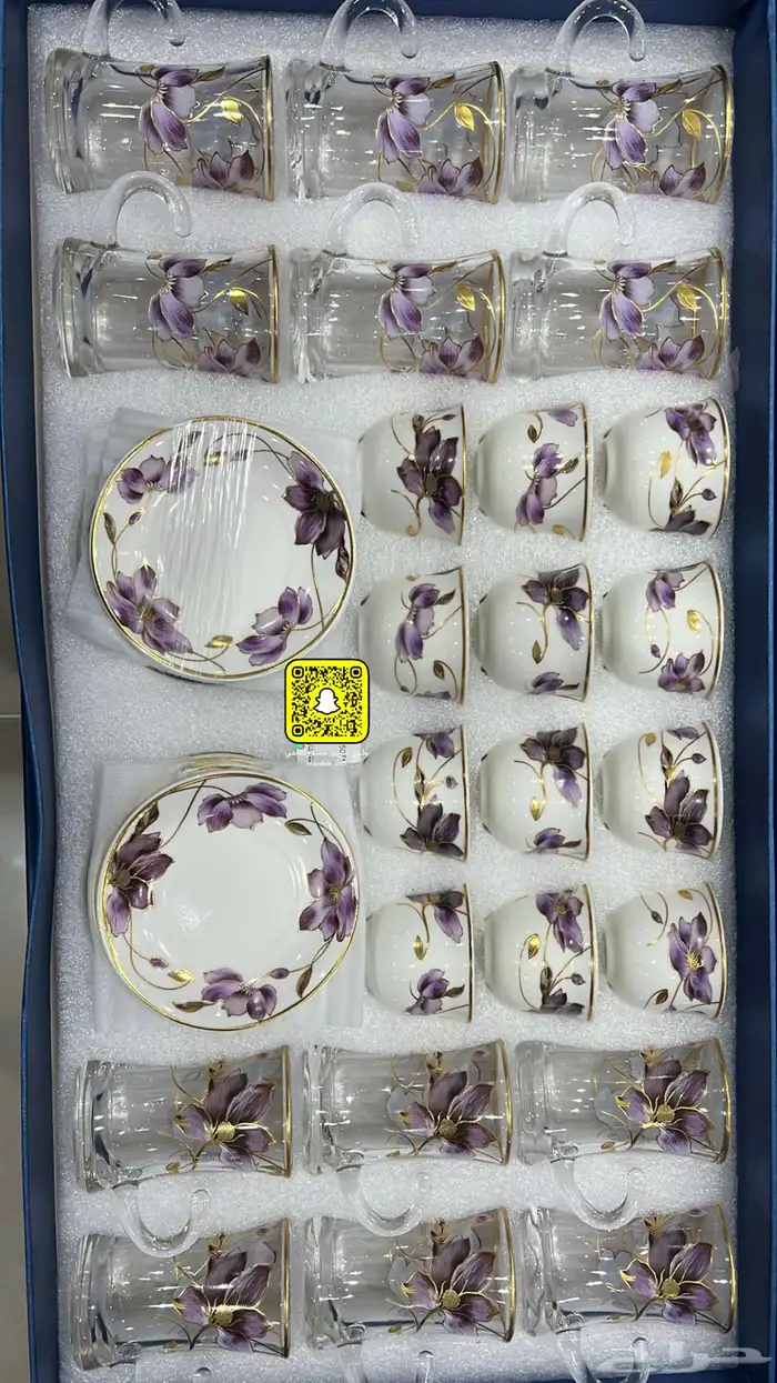 توفرت أطقم اكواب شاي و فناجين قهوه بسعار جمله 7