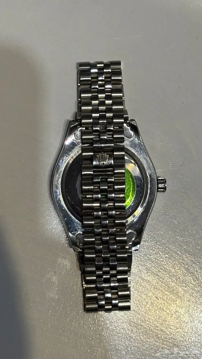 ساعة رولكس ميناء اسود جديدة 1