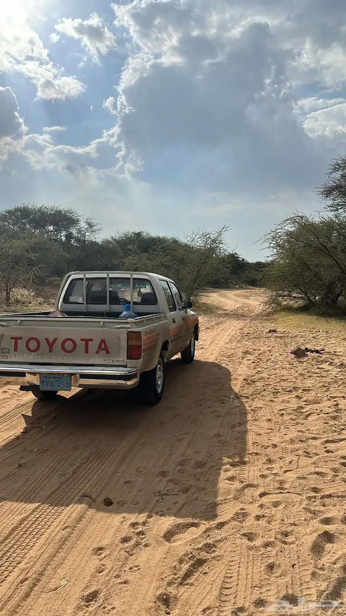 هايلكس 93 جل اكس داخلية حمراء ثاني مالك من الوكالة 8