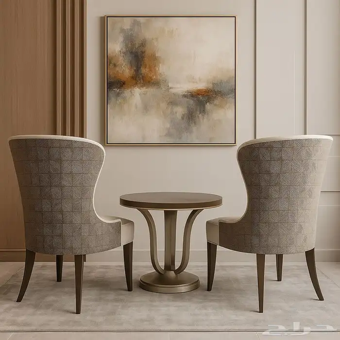 طاوله واثنين كرسي براند انجليزي 1