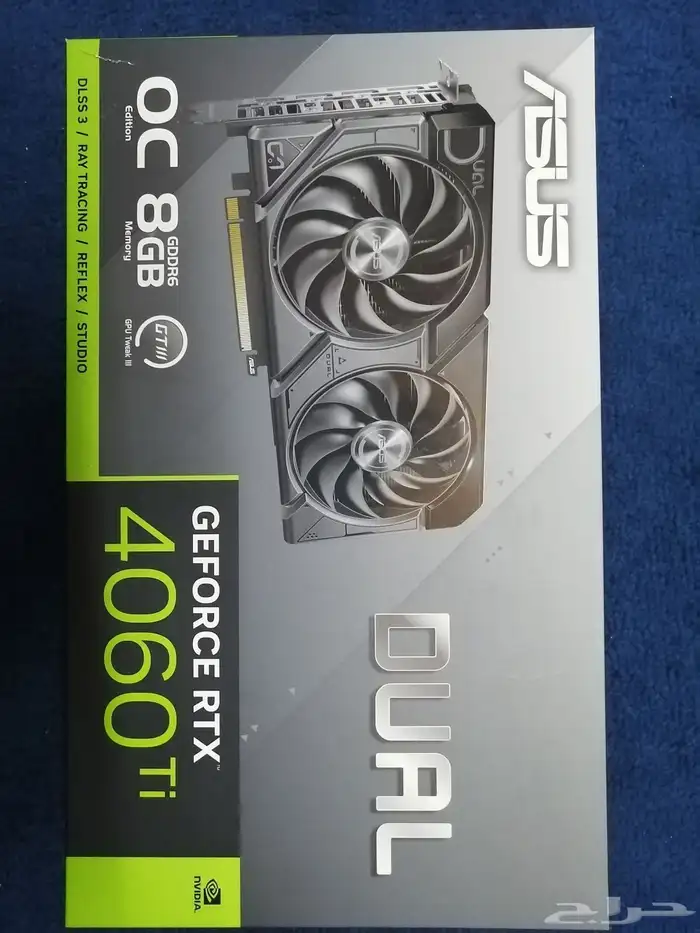 كرت شاشه اسوس asus rtx 4060 ti dual 8gb 0