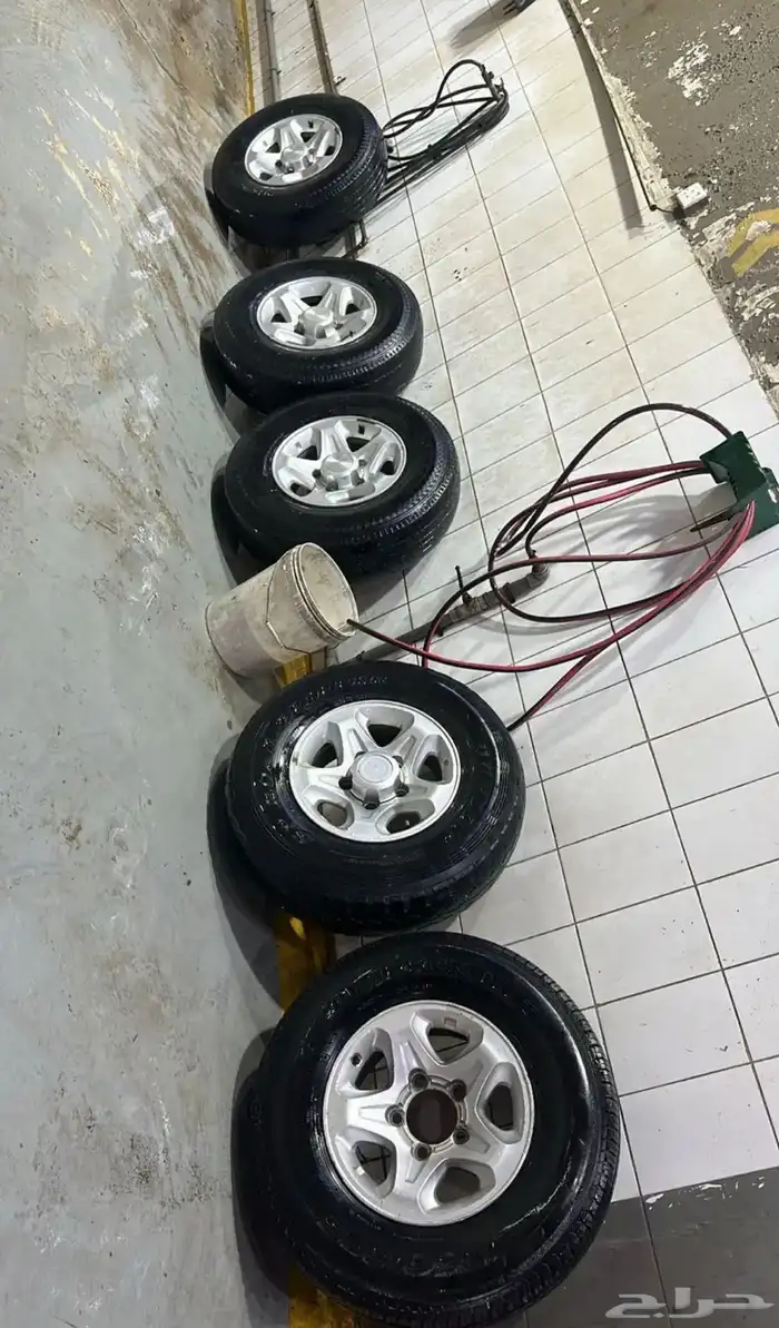 جنوط ربع تويوتا الاصليه عريضه 5صواميل 0