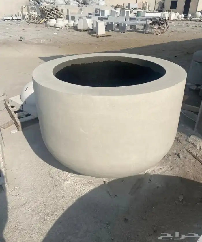 كراسي خرسانيه احواض زهور جميع اعمال زينة الحدائق 29