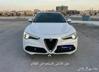 سيارة للبيع ايطاليه  سيارة الفاروميو استيلفيو اللون  ابيض ا index