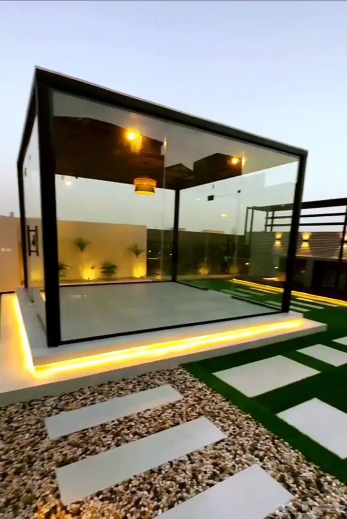 غرف زجاجية جلسات خارجية مودن 6