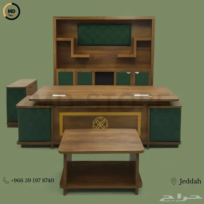 طاولة مكتب حديثة بتصميم عصري بأحجام مختلفة 26