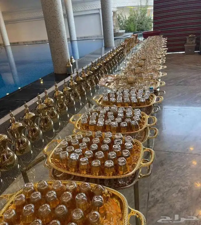 قهوجيين وصبابين تجهيز كراسي وطاولات الرياض حي الملقا 1