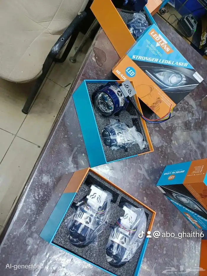 اضواء انوار زنون شمعات اسطبات عدسات محولات لمبات ليد قزاز شم 11