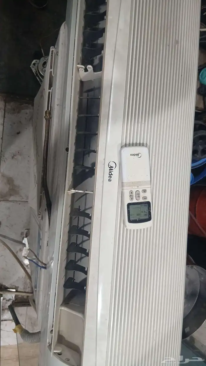 مكيف 2طن حار بارد مستعمل حاله ممتازه Midea 0