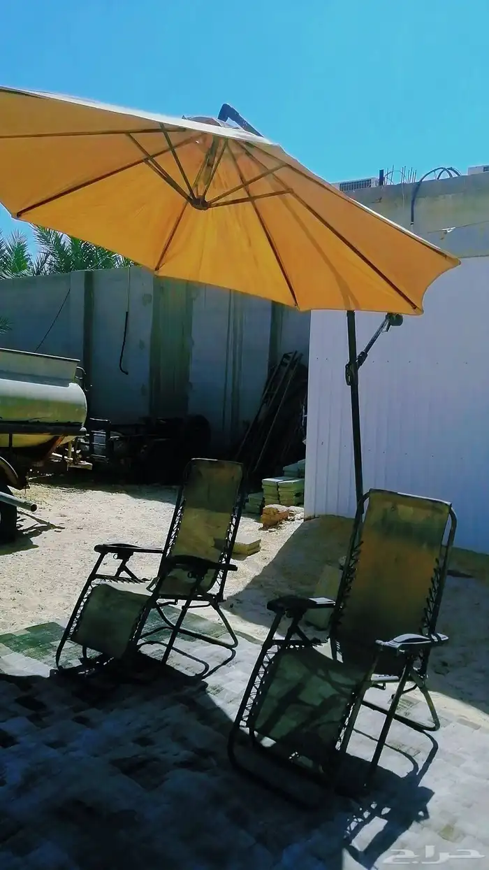 مظله جلسه خارجيه مع كرسيين وفرشه 2