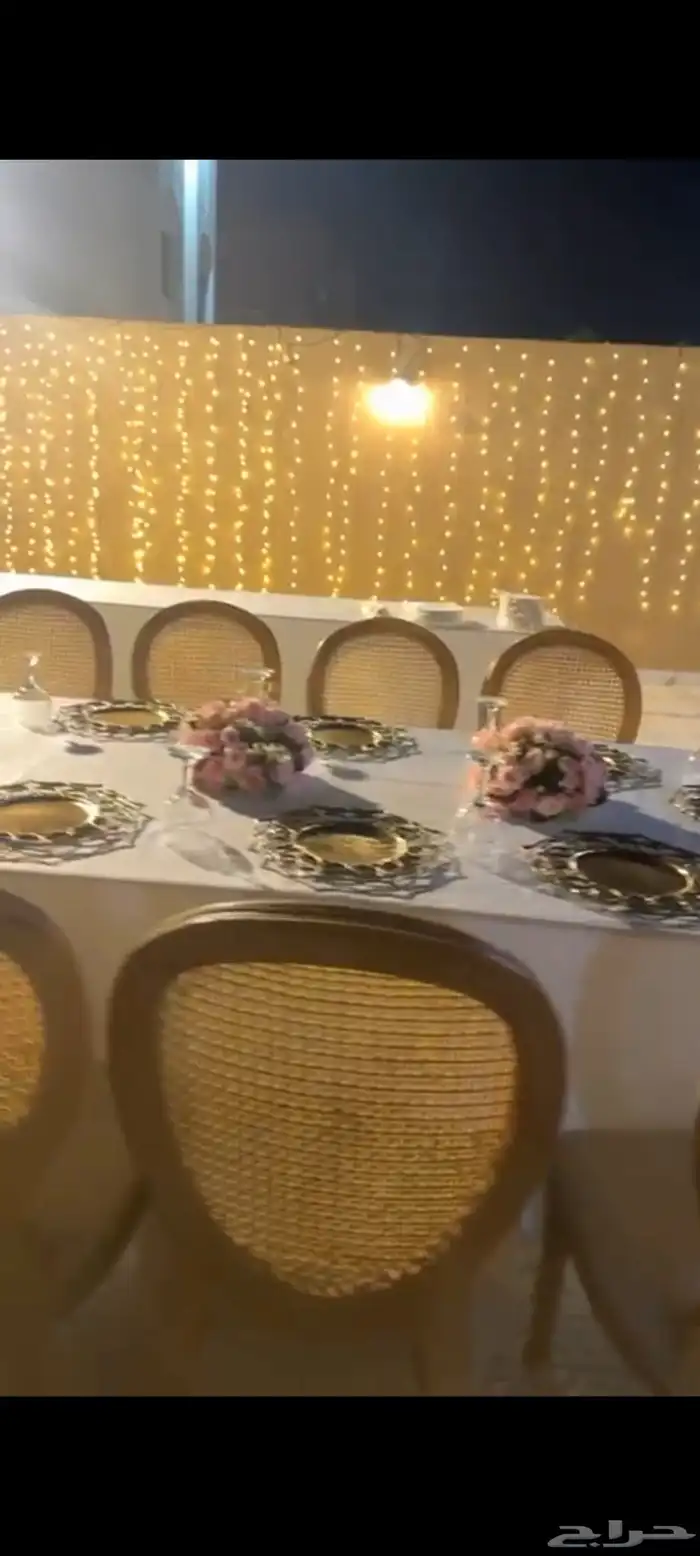تجهيز وتنسيق حفلات مناسبات زفاف تأجير كراسي طاولات كوش مخيما 29
