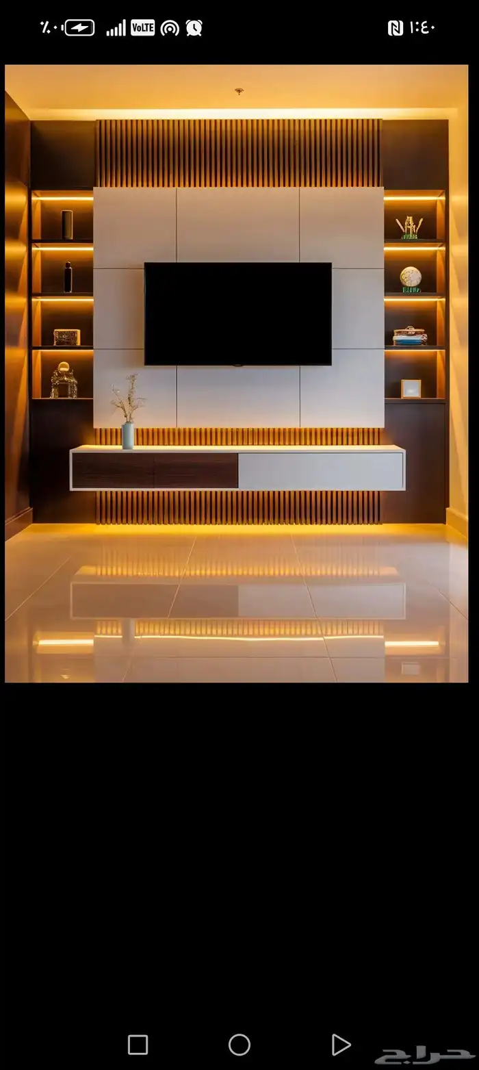 ديكورات داخليه تنسيق مداخل خلفيات شاشه ارضياة باركيه جبس بور 9