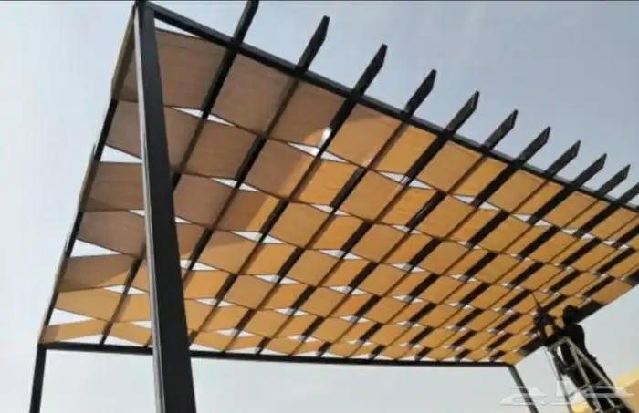 مظلات سواتر بيوت شعر هناجر ابواب شبابيك 15