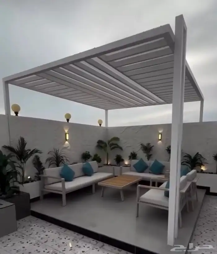 غرف زجاجية جلسات خارجية مودن 3