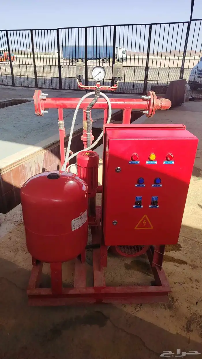 مضخه حريق 200 جالون للبيع مضخه جديد لم تستخدم سبب البيع اش 4