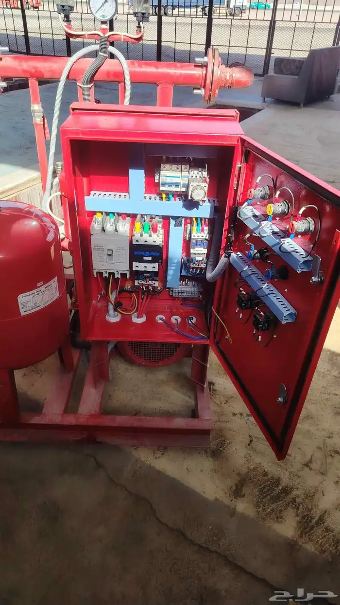 مضخه حريق 200 جالون للبيع مضخه جديد لم تستخدم سبب البيع اش 7