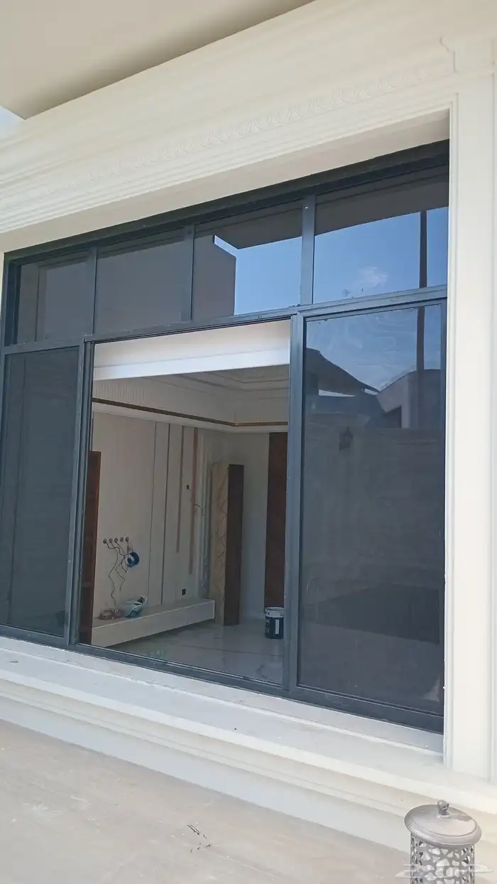 زجاج سيكوريت ودرابزين واجهات استركشر ابواب فولدنج 4